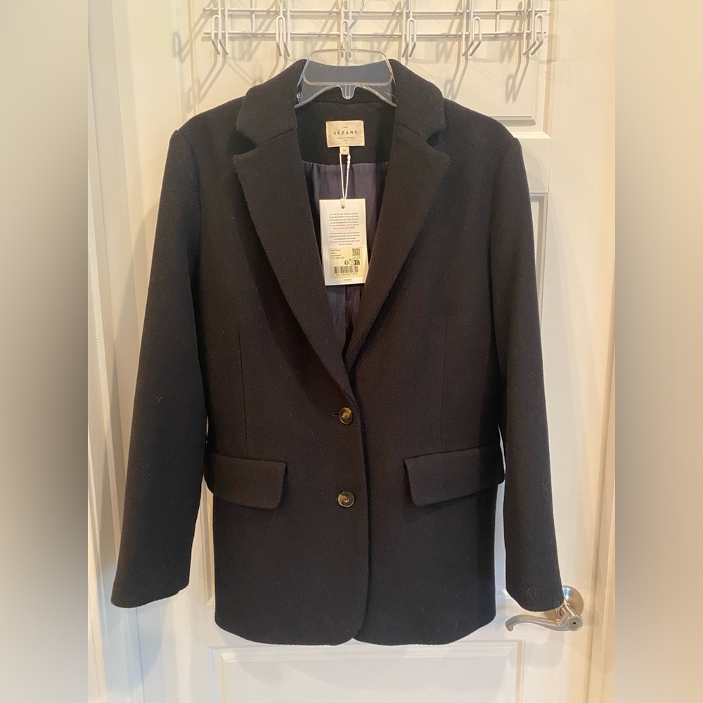 NWT Sezane Ralph Jacket Wool Coat Sézane - Picture 4 of 10